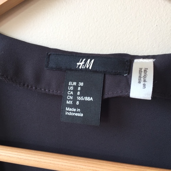 H&M Dark Grey Button Shirt - Picture 4 of 5